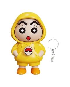 Hellion Shinchan Face Changing Keychain – 3D Cartoon Character Toy with 3 Funny Expressions | ABS Anime Key Holder for Bags, Cars & Gifts | Cute Action Figure for Kids & Adults