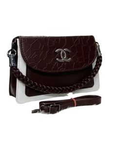 Hellion Women’s Crossbody Sling Bag – Textured Mini Handbag with Braided Strap (13x18 cm)