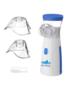 Hellion Handheld Mesh Nebulizer Machine | Portable Nebulizer for Adults & Kids | Travel & Home Use for Breathing Relief