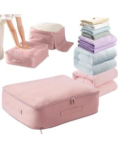 Hellion Lightweight Pro Ultra Space-Saving Compression Organizer Bags – Heavy Duty Zipper Storage for Clothing, Bedding, Blankets & Comforters