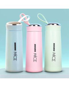 Hellion Pro Fit Glass Water Bottle – 400ml with Silicone Sleeve, Leak-Proof Airtight Cap | Fridge & Travel-Friendly