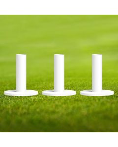 Hellion Golf Rubber Tees Driving Range Value Pack (3/4 Pack) | Mixed or Same Size 1.5”, 2.25”, 2.75”, 3” | Durable Practice Tees for Golf Mats