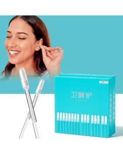 Hellion Ear Wax Cleaner – 24 PCS Reusable Sticky Earwax Removal Sticks | Soft Silicone Ear Pick Set for Safe & Gentle Ear Cleaning | Durable, Washable & Easy to Use