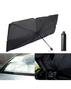 Hellion Foldable Car Windshield Sun Shade Umbrella – UV Block Sunshade Cover for Cars & SUVs
