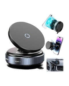 Hellion 360° Magnetic Phone Mount – Ultra Strong Suction Holder for Car, Desk & Wall, Universal Fit