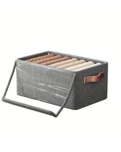 Hellion 26L Multipurpose Cloth Organizer – Open Storage Laundry Bag with Inner Lining (10x16 Inches)