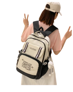 Hellion Imported Backpack – 17 Inch Travel & School Bag with Multiple Compartments and Bottle Pockets