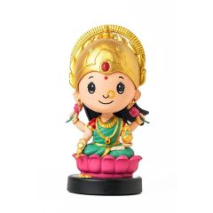 Laxmi Ji God Bobblehead Idol – Shaking Head Dashboard & Home Decorative Statue