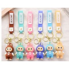 Labubu 3D Keychain – Cute Cartoon Bunny Keyring, Kids & Collectible Accessories