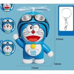 Doraemon Face Changing Keychain – 3D Cartoon Expression Keyring, Cute Anime Bag Charm