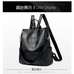 Hellionova Imported Classy Backpack for Women | PU Vegan Leather | Multi-Pocket Design with Side Pockets